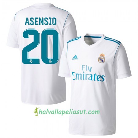 Jalkapallo Pelipaidat Real Madrid Asensio Kotipaita 2017-2018 Lyhythihainen