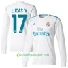 Jalkapallo Pelipaidat Real Madrid Lucas V. Kotipaita 2017-2018 Pitkähihainen