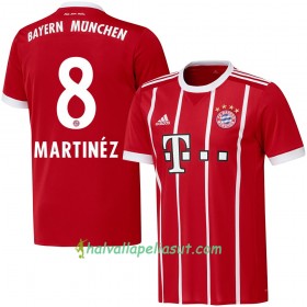 Jalkapallo Pelipaidat FC Bayern München Martinez 8 Kotipaita 2017-2018 Lyhythihainen