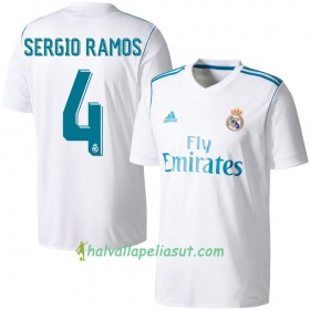 Jalkapallo Pelipaidat Real Madrid Sergio Ramos Kotipaita 2017-2018 Lyhythihainen