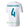 Jalkapallo Pelipaidat Real Madrid Sergio Ramos Kotipaita 2017-2018 Lyhythihainen