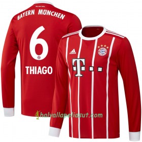 Jalkapallo Pelipaidat FC Bayern München Thiago 6 Kotipaita 2017-2018 Pitkähihainen