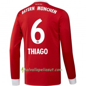 Jalkapallo Pelipaidat FC Bayern München Thiago 6 Kotipaita 2017-2018 Pitkähihainen