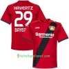 Jalkapallo Pelipaidat Bayer 04 Leverkusen Havertz Vieraspaita 2017-2018 Lyhythihainen