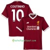 Jalkapallo Pelipaidat Liverpool Coutinho Kotipaita 2017-2018 Lyhythihainen