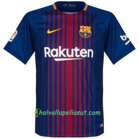 Jalkapallo Pelipaidat FC Barcelona Kotipaita 2017-2018 Lyhythihainen