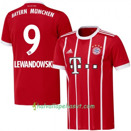 Jalkapallo Pelipaidat FC Bayern München Lewandowski 9 Kotipaita 2017-2018 Lyhythihainen