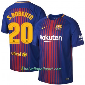 Jalkapallo Pelipaidat FC Barcelona S. Roberto 20 Kotipaita 2017-2018 Lyhythihainen
