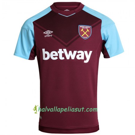 Jalkapallo Pelipaidat West Ham United Kotipaita 2017-2018 Lyhythihainen