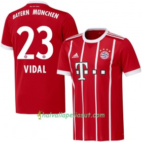 Jalkapallo Pelipaidat FC Bayern München Vidal 23 Kotipaita 2017-2018 Lyhythihainen