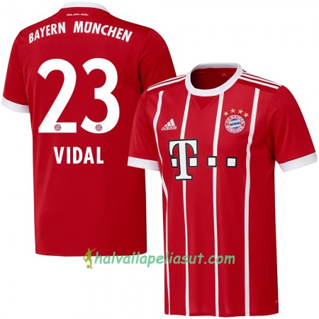 Jalkapallo Pelipaidat FC Bayern München Vidal 23 Kotipaita 2017-2018 Lyhythihainen