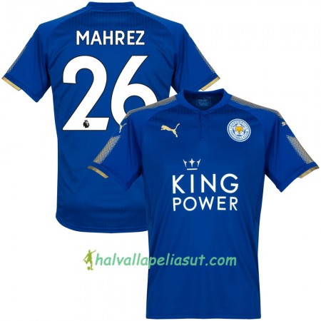 Jalkapallo Pelipaidat Leicester City Mahrez Kotipaita 2017-2018 Lyhythihainen