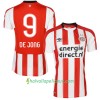 Jalkapallo Pelipaidat PSV De Jong 9 Kotipaita 2017-2018 Lyhythihainen