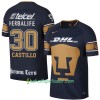 Jalkapallo Pelipaidat Pumas UNAM Castillo Kotipaita 2017-2018 Lyhythihainen