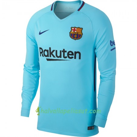Jalkapallo Pelipaidat FC Barcelona Vieraspaita 2017-2018 Pitkähihainen 
