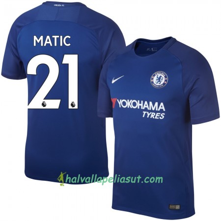 Jalkapallo Pelipaidat Chelsea Matic Kotipaita 2017-2018 Lyhythihainen