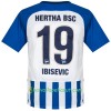 Jalkapallo Pelipaidat Hertha BSC Ibisevic 19 Kotipaita 2017-2018 Lyhythihainen