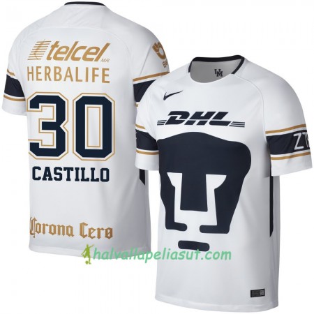 Jalkapallo Pelipaidat Pumas UNAM Castillo Vieraspaita 2017-2018 Lyhythihainen