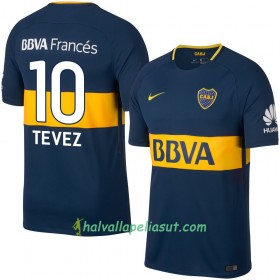 Jalkapallo Pelipaidat Boca Juniors Tevez Kotipaita 2017-2018 Lyhythihainen