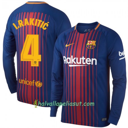 Jalkapallo Pelipaidat FC Barcelona I. Rakitic Kotipaita 2017-2018 Pitkähihainen