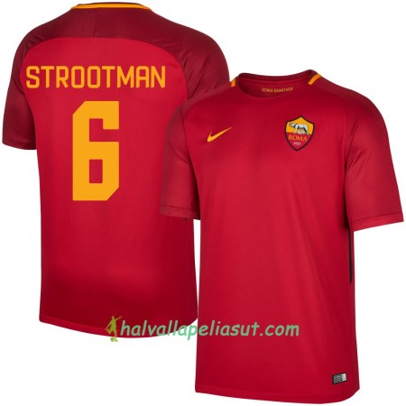 Jalkapallo Pelipaidat AS Roma Strooman 6 Kotipaita 2017-2018 Lyhythihainen