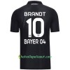 Jalkapallo Pelipaidat Bayer 04 Leverkusen Brandt 10 Kotipaita 2017-2018 Lyhythihainen