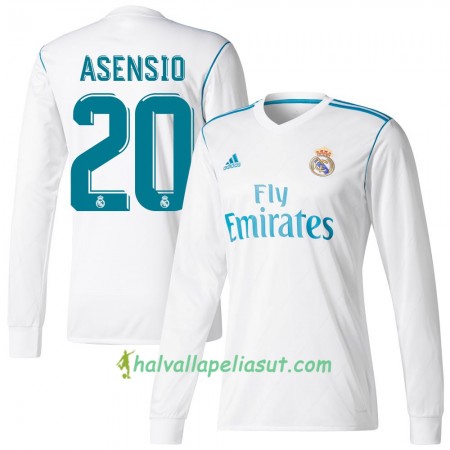 Jalkapallo Pelipaidat Real Madrid Asensio Kotipaita 2017-2018 Pitkähihainen