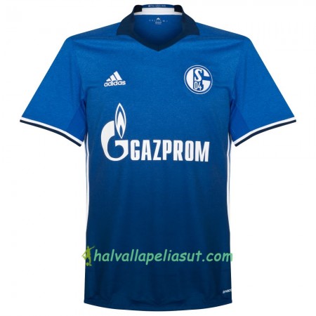 Jalkapallo Pelipaidat FC Schalke 04 Kotipaita 2017-2018 Lyhythihainen
