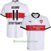 Jalkapallo Pelipaidat VfB Stuttgart Asano 11 Kotipaita 2017-2018 Lyhythihainen