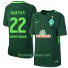 Jalkapallo Pelipaidat Werder Bremen Bartels 22 Kotipaita 2017-2018 Lyhythihainen