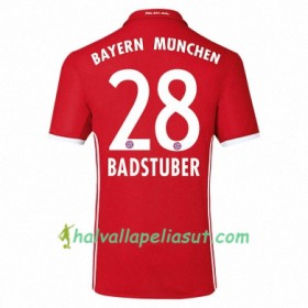 Jalkapallo Pelipaidat FC Bayern München BADSTUBER 28 Kotipaita 2017-2018 Lyhythihainen