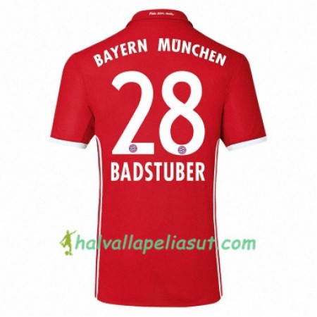 Jalkapallo Pelipaidat FC Bayern München BADSTUBER 28 Kotipaita 2017-2018 Lyhythihainen