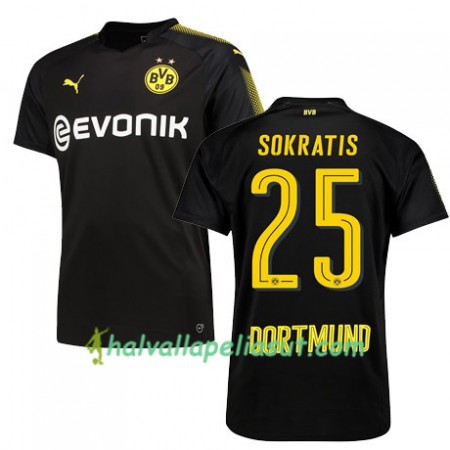 Jalkapallo Pelipaidat Borussia Dortmund SOKRATIS 25 Vieraspaita 2017-2018 Lyhythihainen