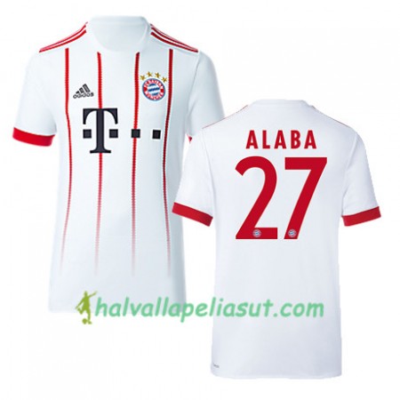 Jalkapallo Pelipaidat FC Bayern München ALABA 27 3 Paita 2017-2018 Lyhythihainen