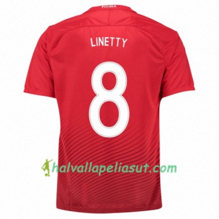 Jalkapallo Pelipaidat Puola KAROL LINETTY Vieraspaita Euro 2016