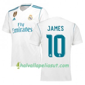 Jalkapallo Pelipaidat Real Madrid JAMES 10 Kotipaita 2017-2018 Lyhythihainen