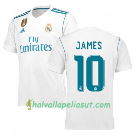 Jalkapallo Pelipaidat Real Madrid JAMES 10 Kotipaita 2017-2018 Lyhythihainen