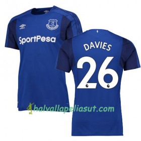 Jalkapallo Pelipaidat Everton DAVIES Kotipaita 2017-2018 Lyhythihainen