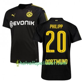 Jalkapallo Pelipaidat Borussia Dortmund PHILIPP 20 Vieraspaita 2017-2018 Lyhythihainen