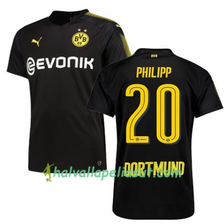 Jalkapallo Pelipaidat Borussia Dortmund PHILIPP 20 Vieraspaita 2017-2018 Lyhythihainen
