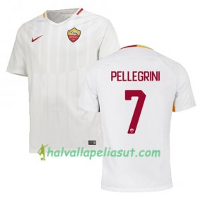 Jalkapallo Pelipaidat AS Roma PELLEGRINI 7 Vieraspaita 2017-2018 Lyhythihainen