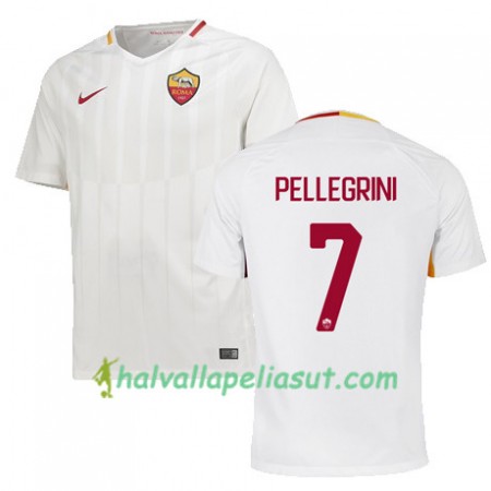 Jalkapallo Pelipaidat AS Roma PELLEGRINI 7 Vieraspaita 2017-2018 Lyhythihainen