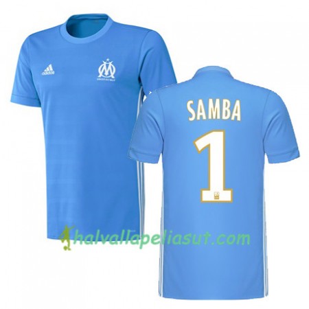 Jalkapallo Pelipaidat Olympique de Marseille BRICE SAMBA 1 Vieraspaita 2017-2018 Lyhythihainen