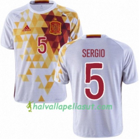 Jalkapallo Pelipaidat Espanja SERGIO BUSQUETS Vieraspaita Euro 2016