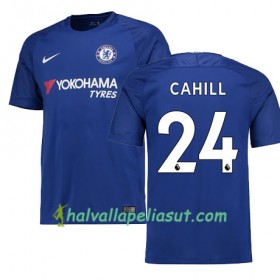 Jalkapallo Pelipaidat Chelsea CAHILL 24 Kotipaita 2017-2018 Lyhythihainen