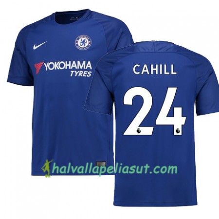 Jalkapallo Pelipaidat Chelsea CAHILL 24 Kotipaita 2017-2018 Lyhythihainen