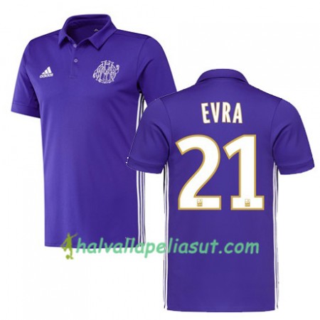 Jalkapallo Pelipaidat Olympique de Marseille Patrice Evra 21 3 Paita 2017-2018 Lyhythihainen