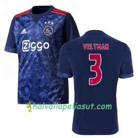 Jalkapallo Pelipaidat AFC Ajax JOEL VELTMAN 3 Vieraspaita 2017-2018 Lyhythihainen