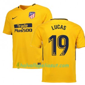 Jalkapallo Pelipaidat Atlético Madrid LUCAS 19 Vieraspaita 2017-2018 Lyhythihainen