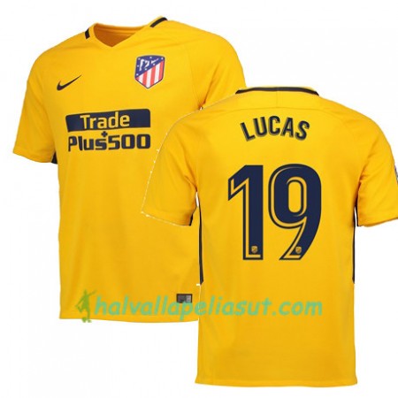 Jalkapallo Pelipaidat Atlético Madrid LUCAS 19 Vieraspaita 2017-2018 Lyhythihainen